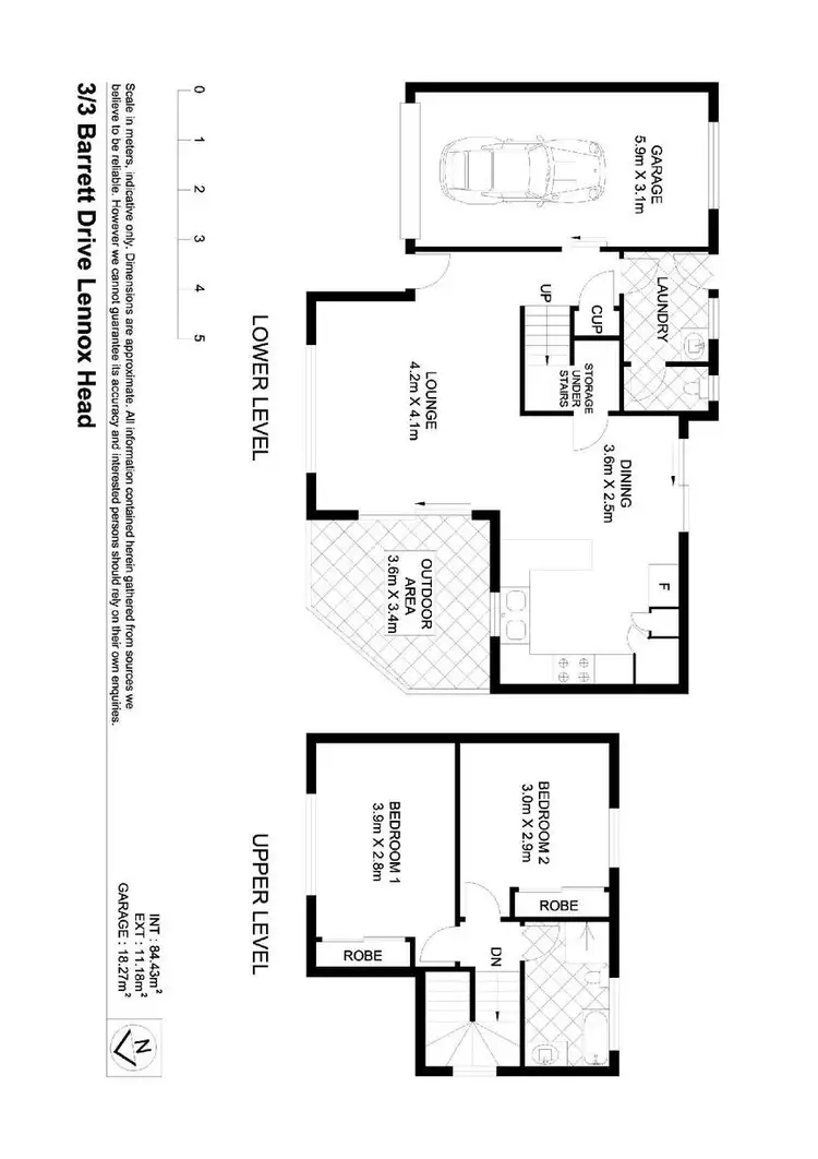 Floorplan of Homely townhouse listing, 3/3 Barrett Drive, Lennox Head NSW 2478