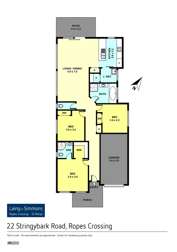 Floorplan of Homely house listing, 22 Stringybark Street, Ropes Crossing NSW 2760