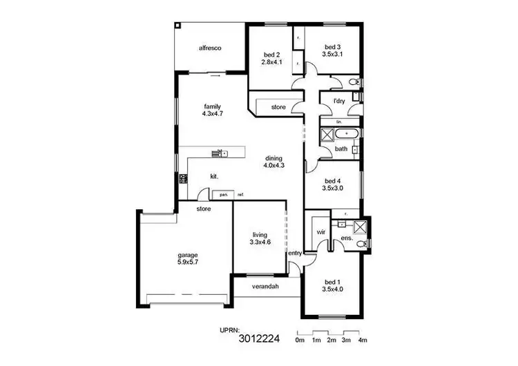 Floorplan of Homely house listing, Address available on request
