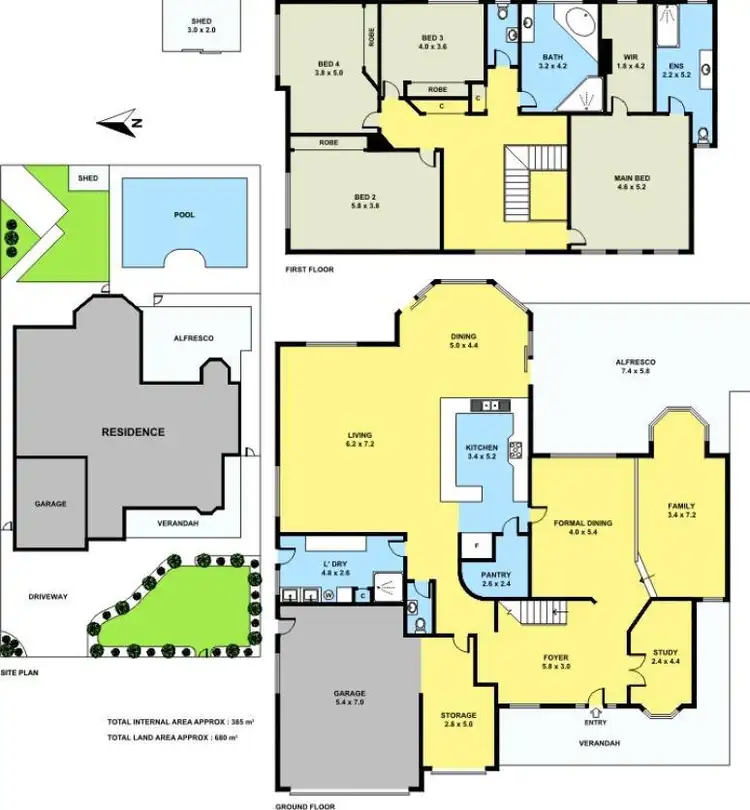 Floorplan of Homely house listing, 12 Lord Howe Drive, Green Valley NSW 2168