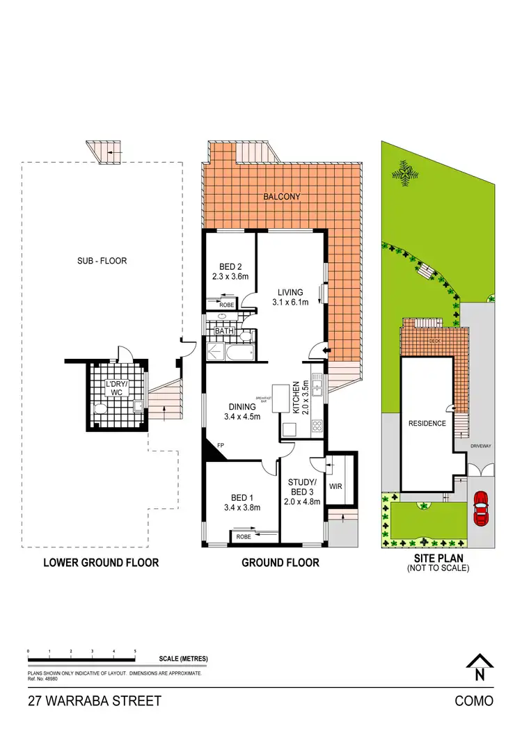 Floorplan of Homely house listing, 27 Warraba Street, Como NSW 2226