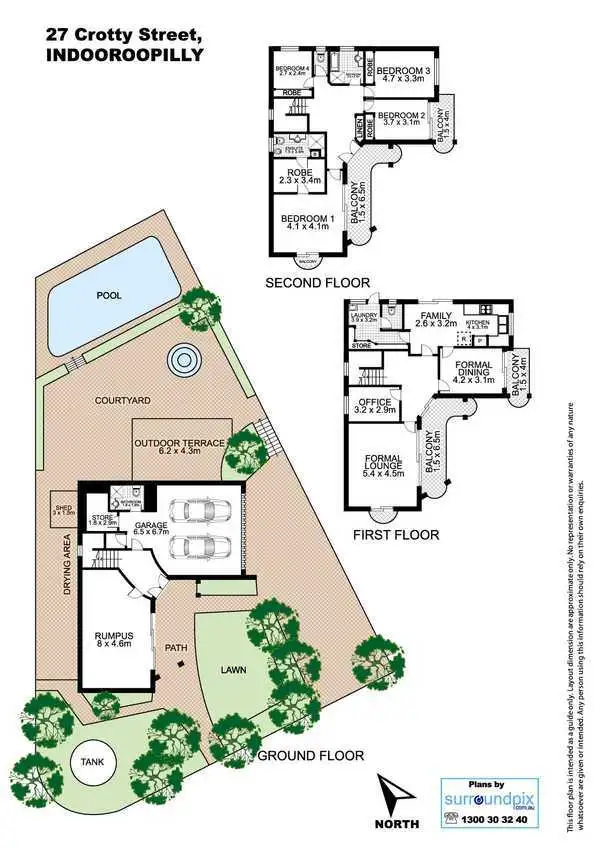 Floorplan of Homely house listing, 27 Crotty Street, Indooroopilly QLD 4068