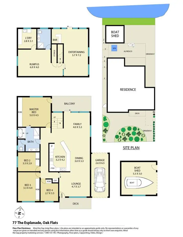 Floorplan of Homely house listing, 77 The Esplanade, Oak Flats NSW 2529