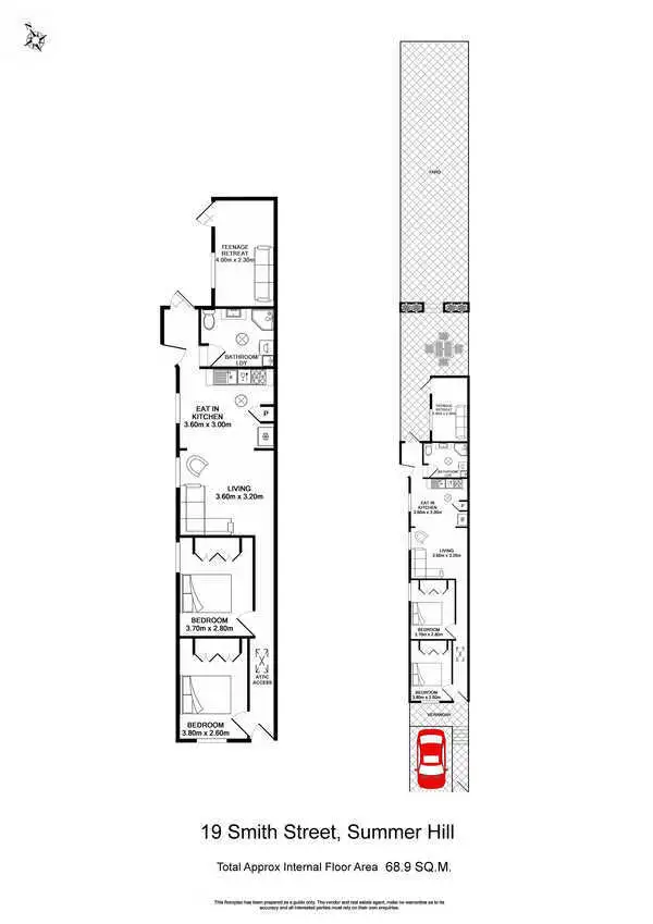 Floorplan of Homely house listing, 19 Smith Street, Summer Hill NSW 2130