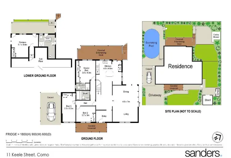 Floorplan of Homely house listing, 11 Keele Street, Como NSW 2226