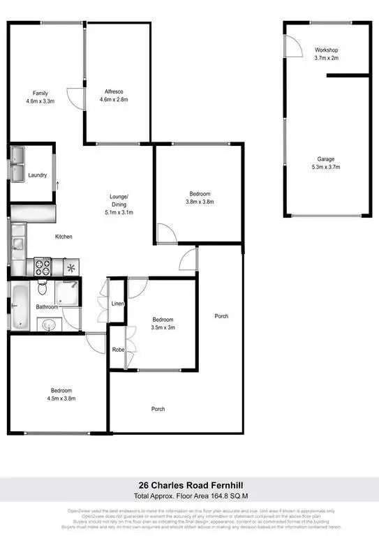 Floorplan of Homely house listing, 26 Charles Road, Fernhill NSW 2519