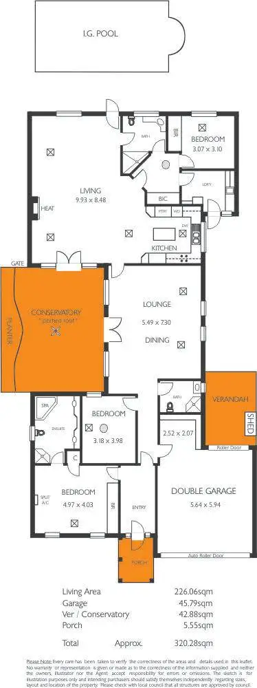 Floorplan of Homely house listing, 58 Park Road, Kensington Park SA 5068