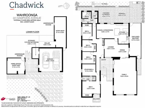 Floorplan of Homely house listing, 22 Hampden Avenue, Wahroonga NSW 2076