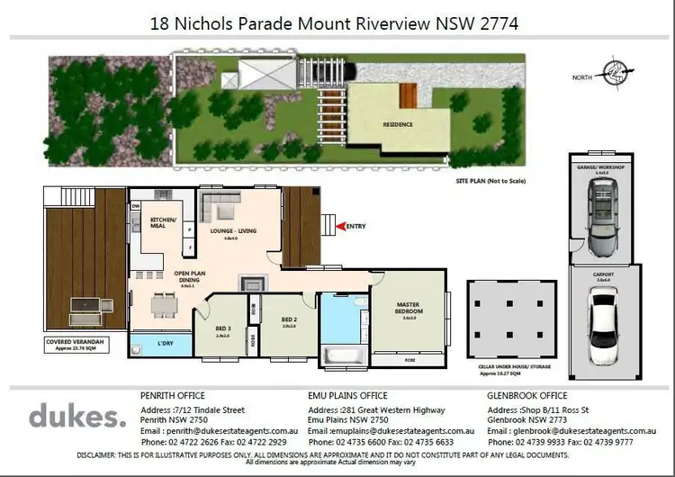 Floorplan of Homely house listing, 18 Nichols Parade, Mount Riverview NSW 2774