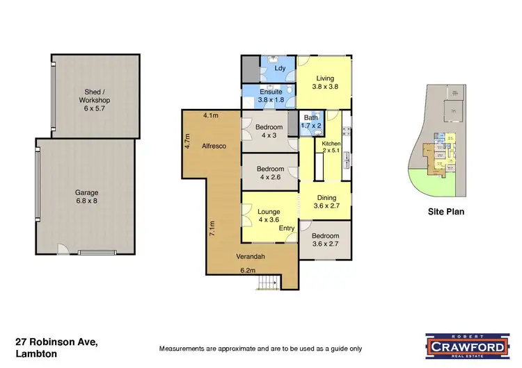 Floorplan of Homely house listing, 27 Robinson Avenue, Lambton NSW 2299