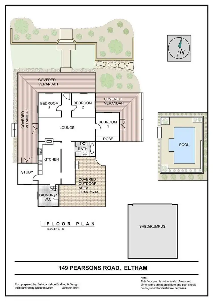 Floorplan of Homely house listing, 149 Pearson Road, Eltham NSW 2480