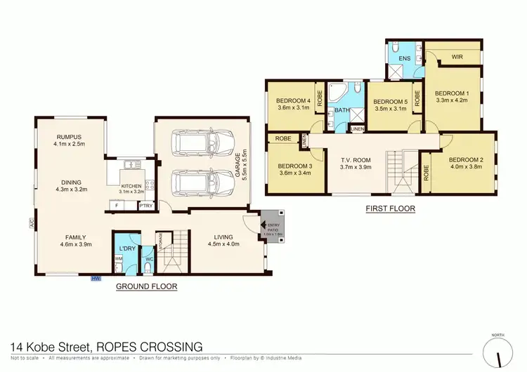 Floorplan of Homely house listing, 14 Kobe Street, Ropes Crossing NSW 2760