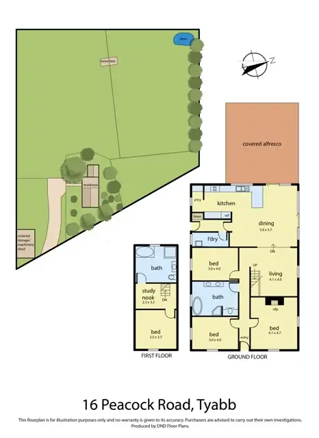 Floorplan of Homely rural property listing, 16 Peacock Road, Tyabb VIC 3913