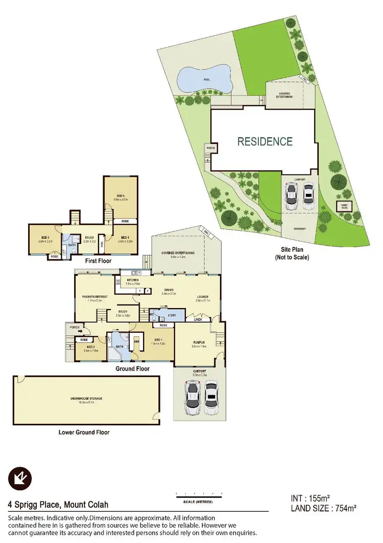 Floorplan of Homely house listing, 4 Sprigg Place, Mount Colah NSW 2079