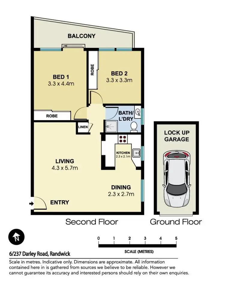 Floorplan of Homely apartment listing, 6/237 Darley Road, Randwick NSW 2031