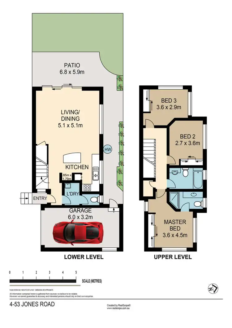 Floorplan of Homely townhouse listing, 4/53 Jones Road, Carina Heights QLD 4152