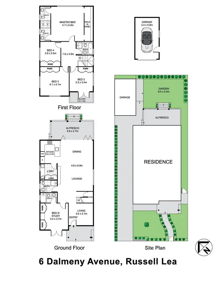 Floorplan of Homely house listing, 6 Dalmeny Avenue, Russell Lea NSW 2046