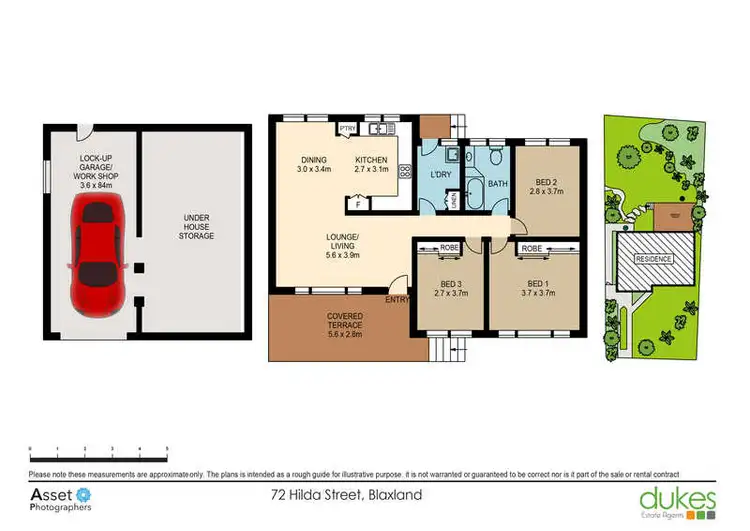 Floorplan of Homely house listing, 72 Hilda Street, Blaxland NSW 2774