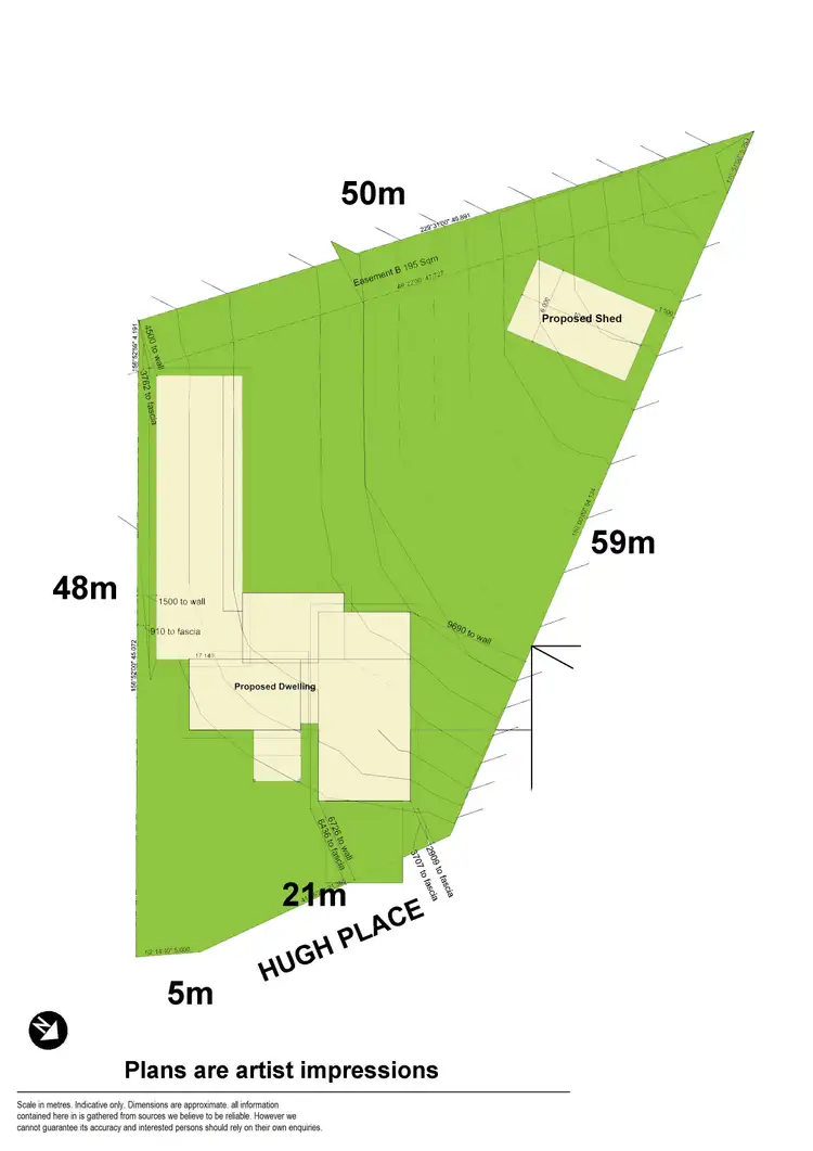 Floorplan of Homely land listing, 5 Hugh Place, Cashmere QLD 4500