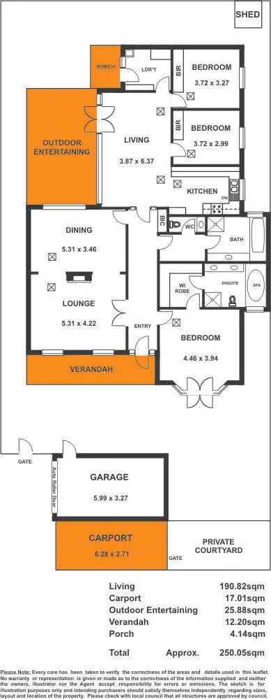 Floorplan of Homely townhouse listing, 4/86-88 Allinga Avenue, Glenunga SA 5064