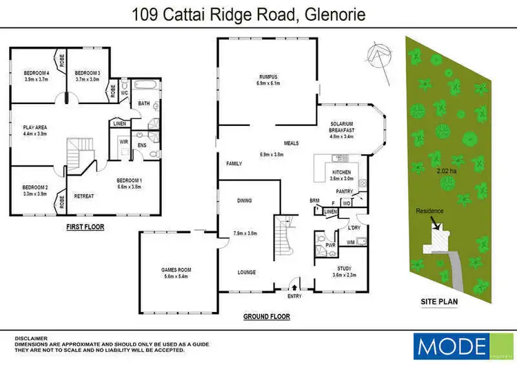 Floorplan of Homely house listing, 109 Cattai Ridge Road, Glenorie NSW 2157