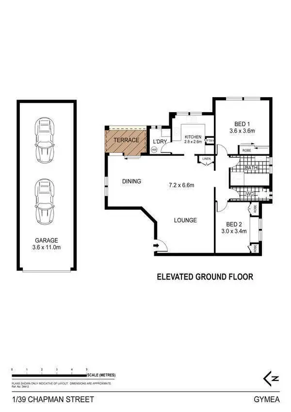 Floorplan of Homely apartment listing, 1/39 Chapman Street, Gymea NSW 2227