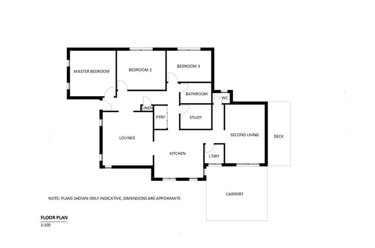 Floorplan of Homely house listing, 22 Staley Street, California Gully VIC 3556