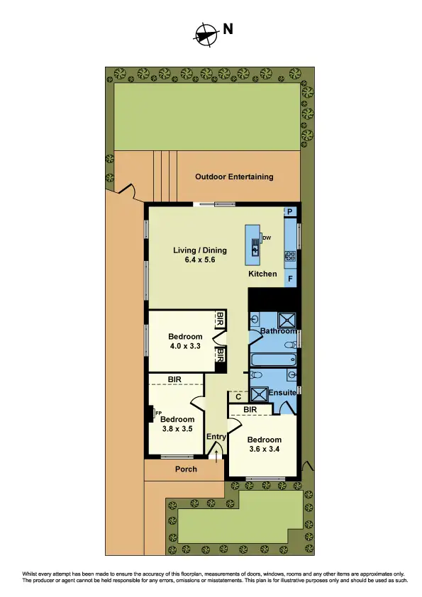 Floorplan of Homely house listing, 26A Coral Avenue, Footscray VIC 3011