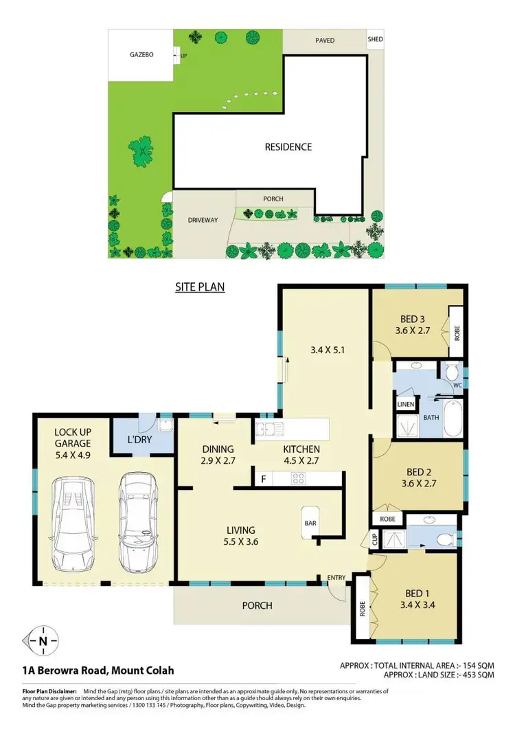 Floorplan of Homely house listing, 1A Berowra Road, Mount Colah NSW 2079