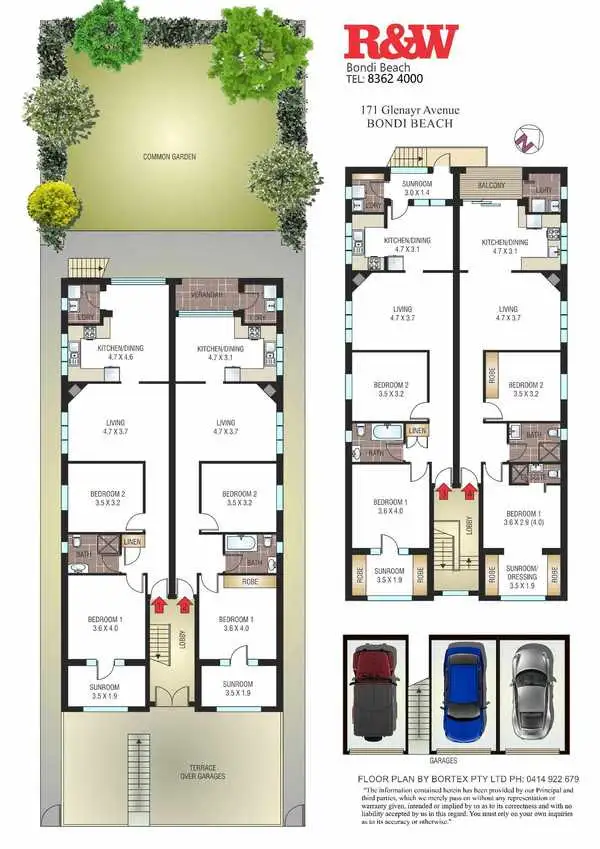Floorplan of Homely block of units listing, 171 Glenayr Avenue, Bondi Beach NSW 2026