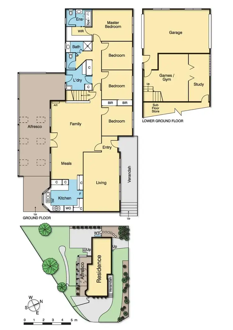 Floorplan of Homely house listing, 5 Gino Court, Diamond Creek VIC 3089