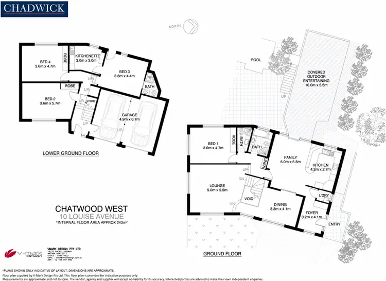 Floorplan of Homely house listing, 10 Louise Avenue, Chatswood West NSW 2067