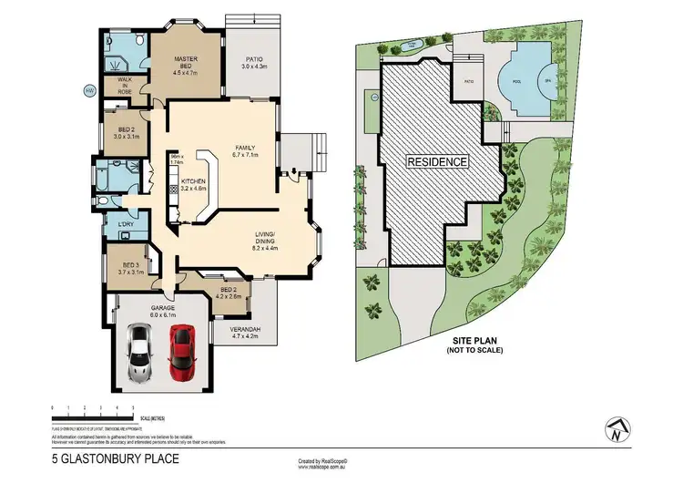 Floorplan of Homely house listing, 5 Glastonbury Place, Carindale QLD 4152