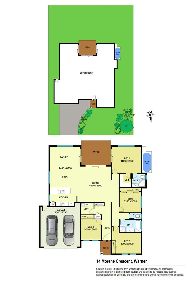 Floorplan of Homely house listing, 14 Morene Crescent, Warner QLD 4500