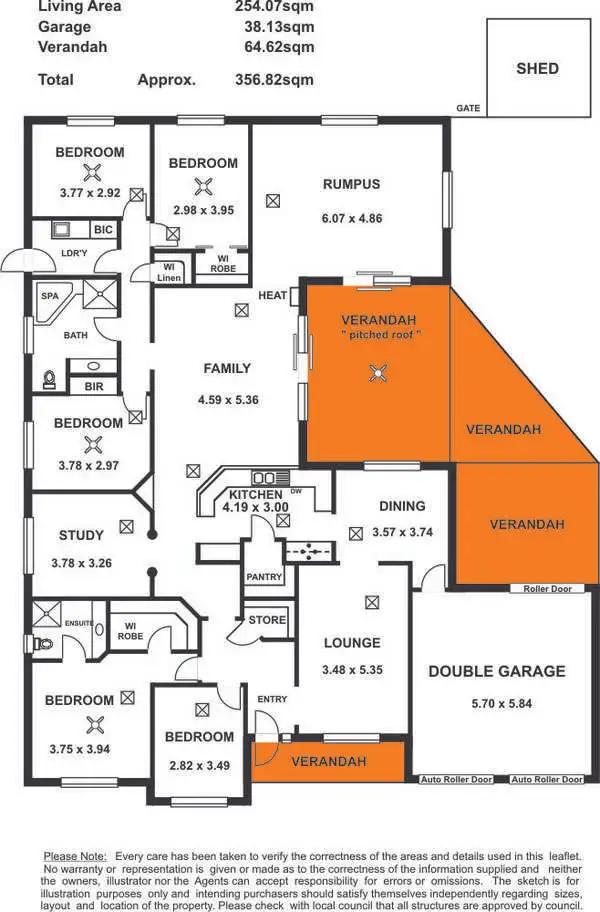 Floorplan of Homely house listing, 3 Vine Parade, Munno Para West SA 5115