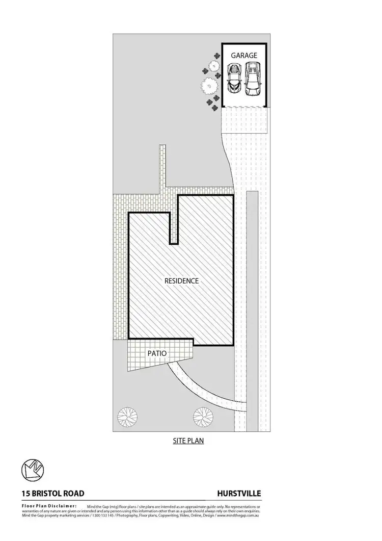 Floorplan of Homely house listing, 15 Bristol Road, Hurstville NSW 2220