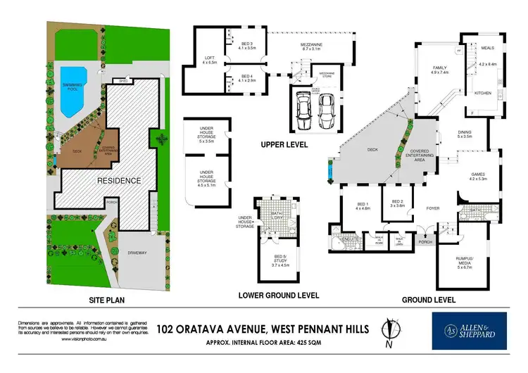 Floorplan of Homely house listing, 102 Oratava Avenue, West Pennant Hills NSW 2125