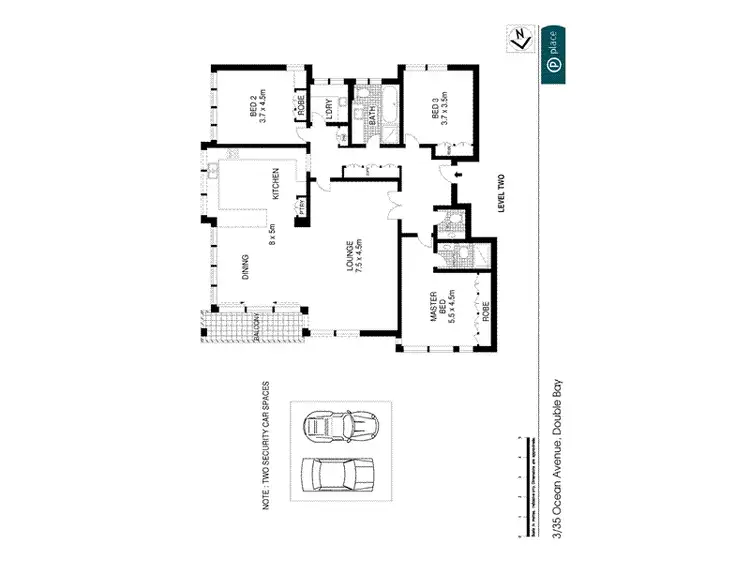 Floorplan of Homely unit listing, 3/35 Ocean Avenue, Double Bay NSW 2028