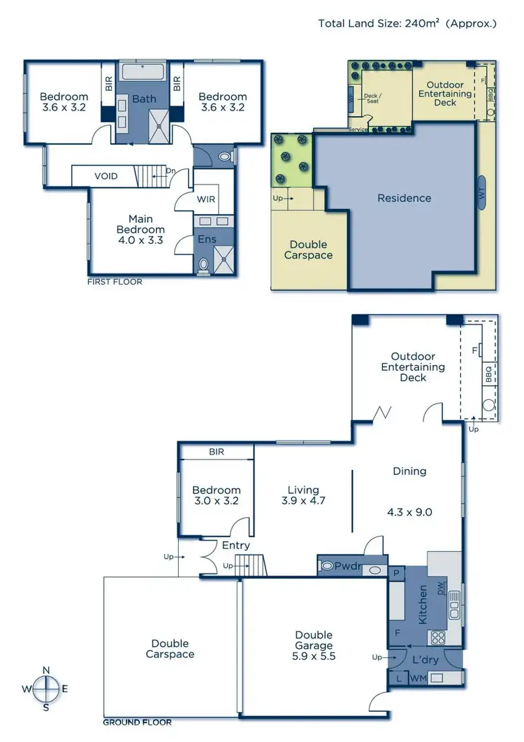 Floorplan of Homely townhouse listing, 2B Saxton Street, Box Hill North VIC 3129