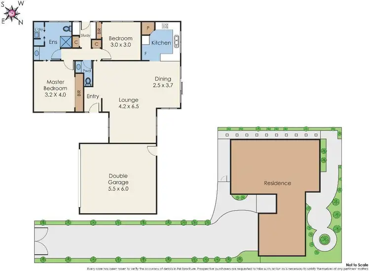 Floorplan of Homely unit listing, 2/55 Fourth Street, Parkdale VIC 3195