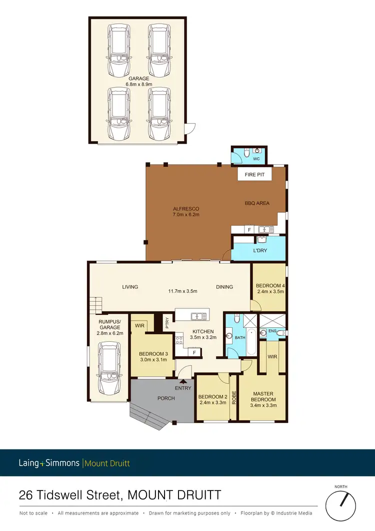 Floorplan of Homely house listing, 26 Tidswell Street, Mount Druitt NSW 2770