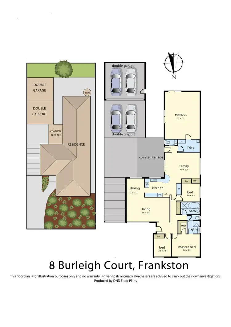 Floorplan of Homely house listing, 8 Burleigh Court, Frankston VIC 3199