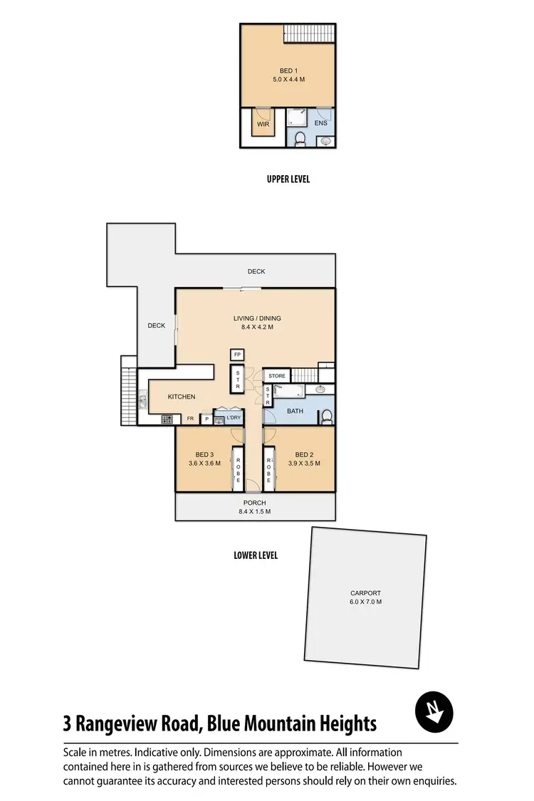 Floorplan of Homely house listing, 3 Rangeview Road, Blue Mountain Heights QLD 4350