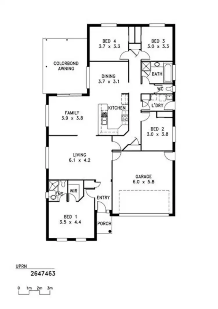 Floorplan of Homely house listing, Address available on request