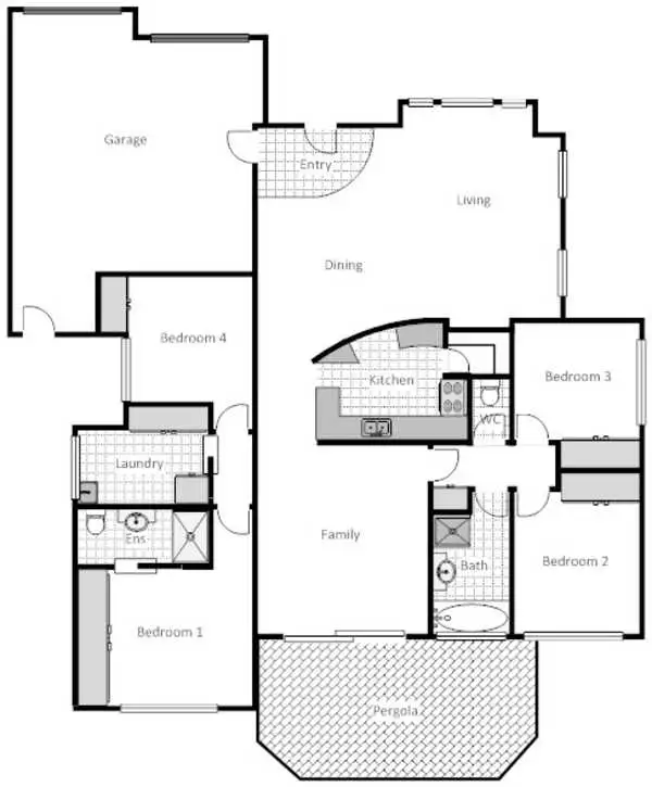 Floorplan of Homely townhouse listing, Address available on request
