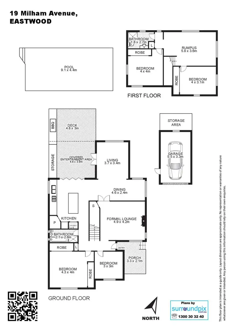 Floorplan of Homely house listing, 19 Milham Avenue, Eastwood NSW 2122