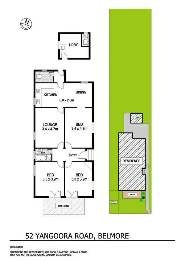 Floorplan of Homely house listing, 52 Yangoora Road, Belmore NSW 2192