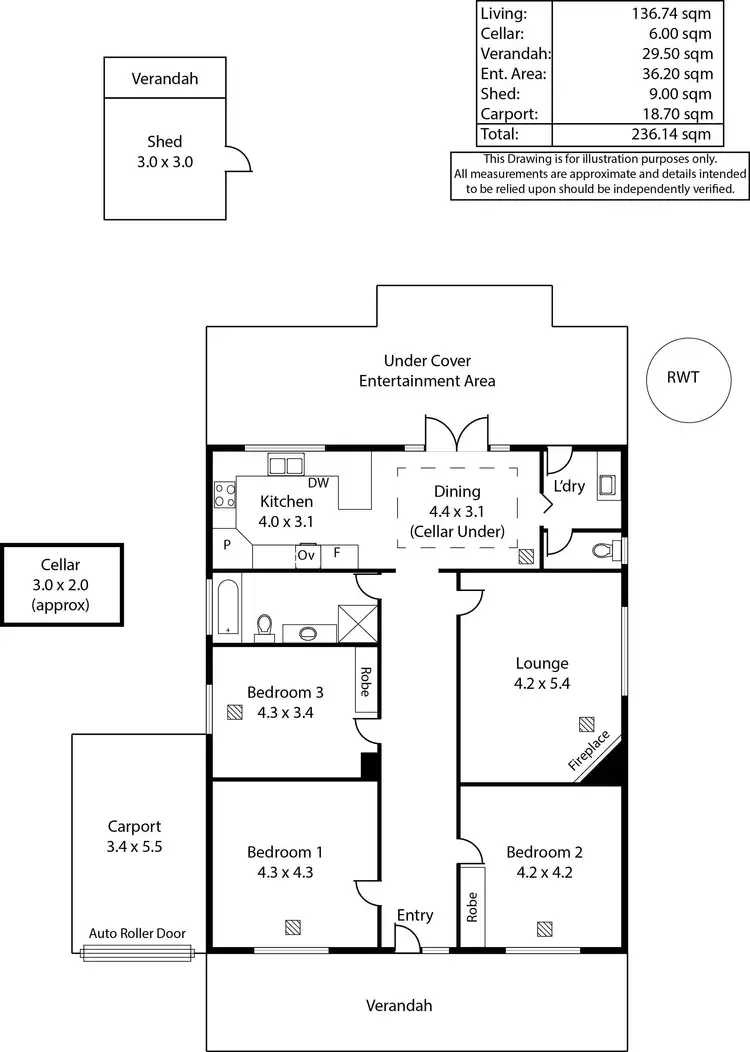 Floorplan of Homely house listing, 37 Acacia Avenue, Campbelltown SA 5074