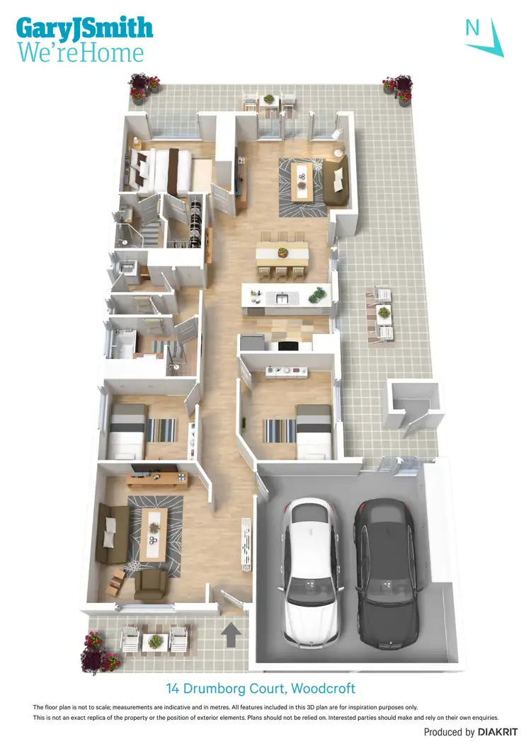 Floorplan of Homely house listing, 14 Drumborg Court, Woodcroft SA 5162