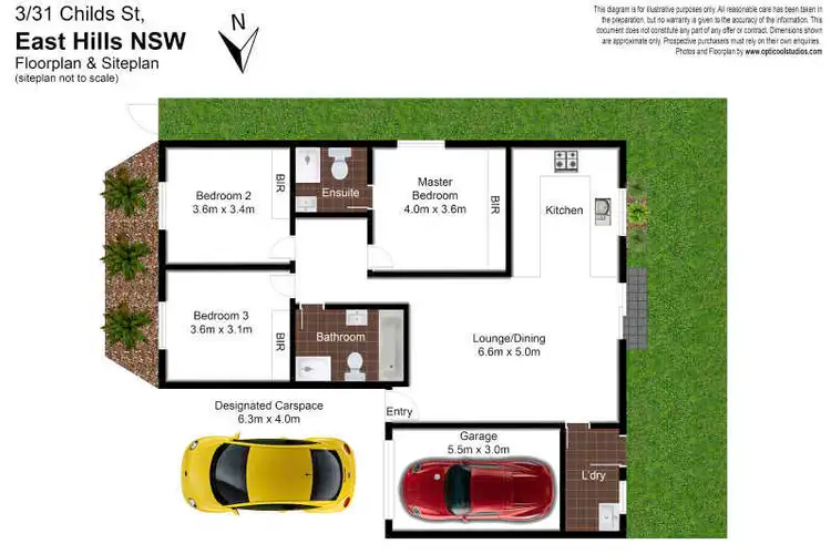 Floorplan of Homely villa listing, 3/31-33 Childs Street, East Hills NSW 2213